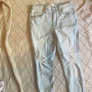 Light Wash Distressed Jeans